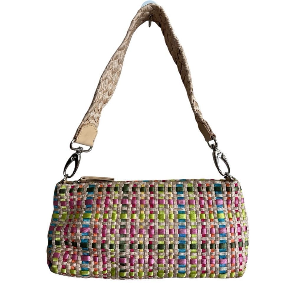 The Sak Vintage 90s Ribbon Woven Bag